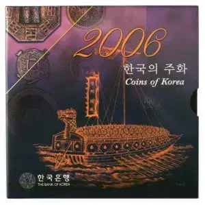 (완전미사용) 한국은행 2006년 민트 6종 주화 셋트